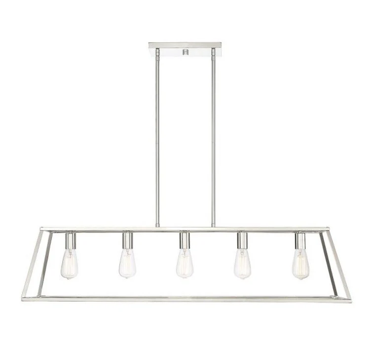 Denton Five-Light Linear Chandelier - Frankwebs