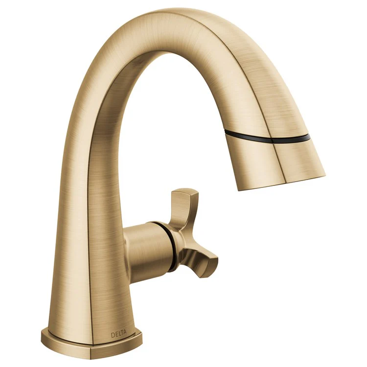 Lavatory Faucet Stryke 1 Helo WaterSense Lumicoat Champagne Bronze 1.2 Gallons per Minute Metal Pop-Up 1 Hole Diamond Seal Technology - Frankwebs