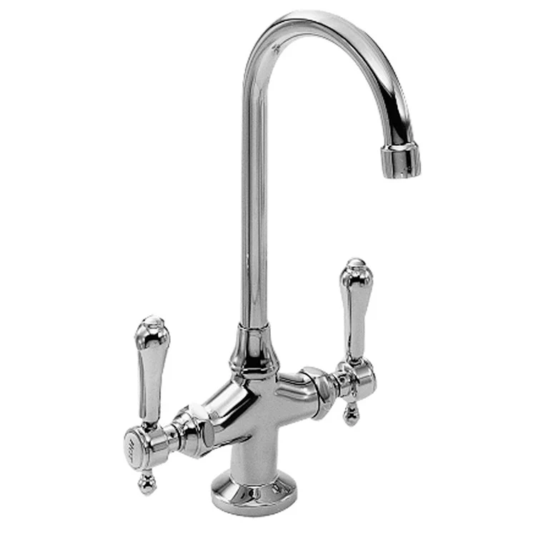 Bar Faucet Chesterfield 2 Lever ADA Satin Bronze PVD Spout Height 10 Inch - Frankwebs