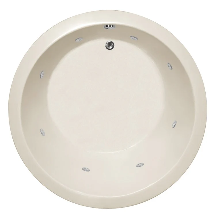 Combination Tub Designer Collection Redondo 60 x 60 x 20 Inch Drop-In End Drain Biscuit Circular - Frankwebs