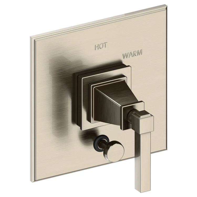 Pressure Balance Valve Trim Malvina Square with Diverter 1 Lever Antique Copper ADA Depth 4 Inch - Frankwebs