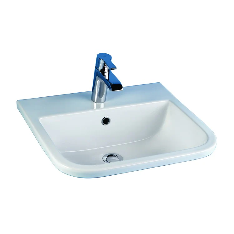 Lavatory Sink Drop In 20 Inch Rectangle White - Frankwebs