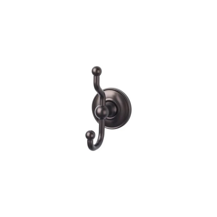 Robe Hook Edwardian Bath Plain Backplate Polished Chrome 5 Inch 3-1/4 Inch Wall Mount Zinc Alloy - Frankwebs