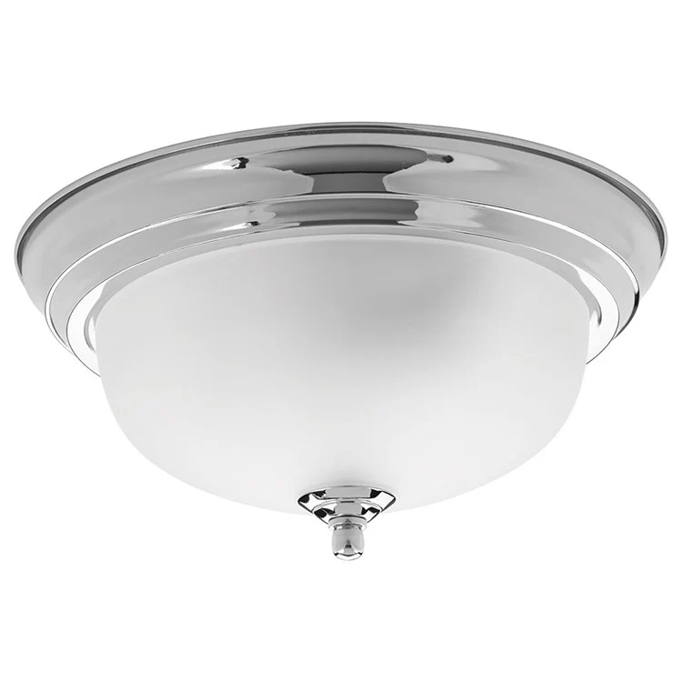 Melon Single-Light Flush Mount Ceiling Light with Etched Glass - Frankwebs
