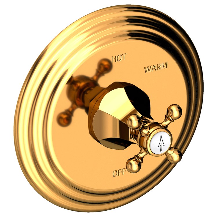 Pressure Balance Valve Trim Metropole Arrow Insert 1 Cross English Bronze ADA Depth 3-5/8 Inch - Frankwebs