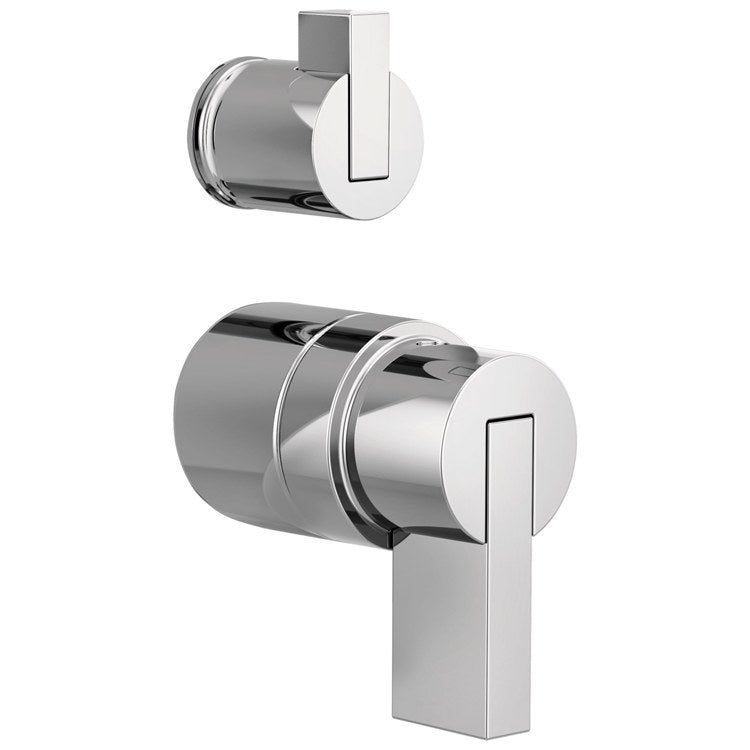 Handle Kit Litze Zinc 2 Lever Brilliance Luxe Gold ADA for Pressure Balance Valve with Integrated Diverter Trim - Frankwebs