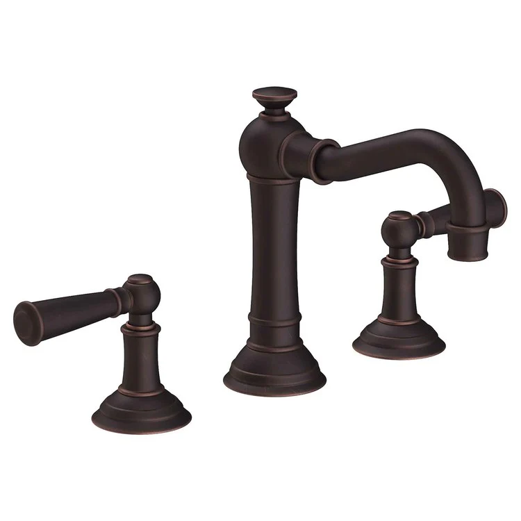 Lavatory Faucet Jacobean Widespread 8 to 20 Inch Spread 2 Lever ADA Flat Black 1.2 Gallons per Minute Brass Spout Height 4-3/16 Inch - Frankwebs