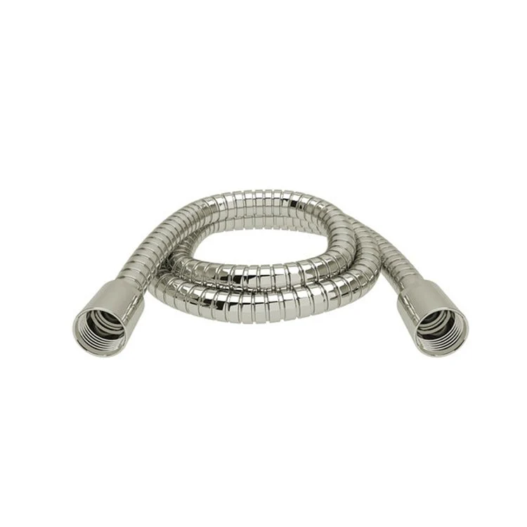 Shower Hose Assembly Double Interlock 59 Inch Brushed Nickel Conical Nut 1/2 Inch Female Metal - Frankwebs
