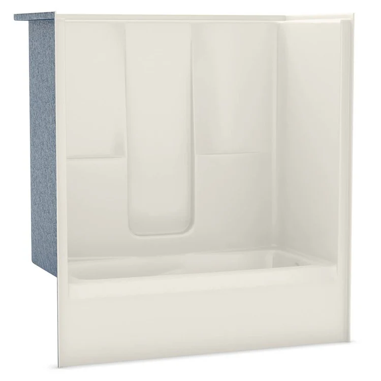 Tub and Shower Module 72 x 36 x 77 Inch AcrylX Right Hand Bone - Frankwebs