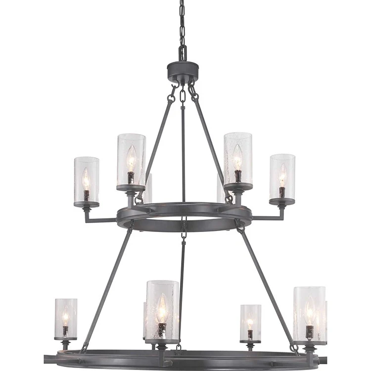 Gresham Fifteen-Light Two-Tier Chandelier - Frankwebs