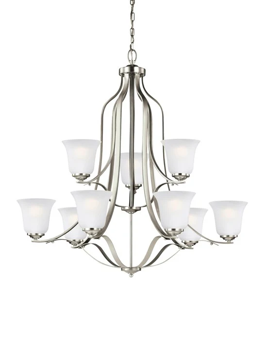 Emmons Nine-Light Two-Tier LED Chandelier - Frankwebs