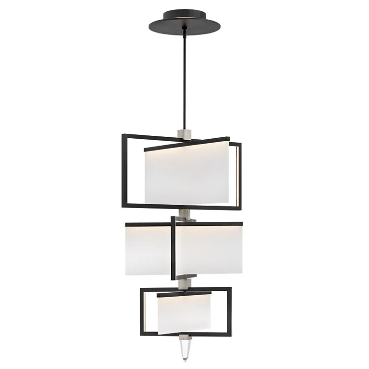 Folio Three-Light, Three-Tier LED Chandelier - Frankwebs
