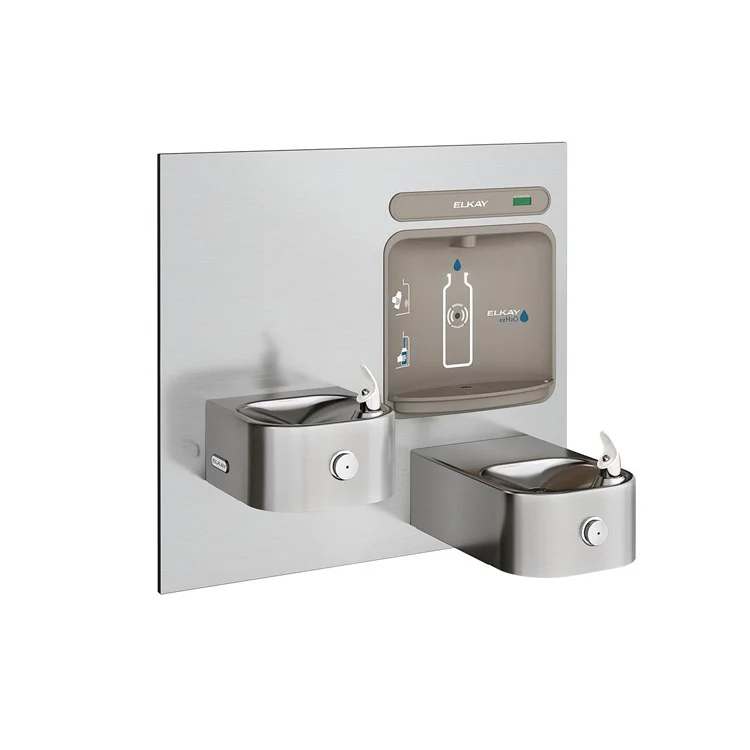 EZH2O Bottle Filling Station with Integral SoftSides Fountain - Frankwebs