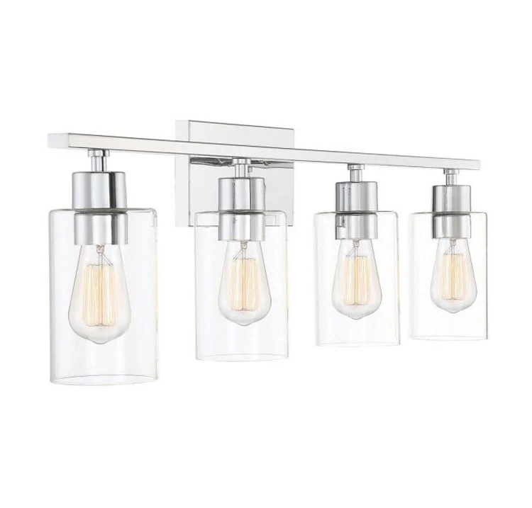 Lambert Four-Light Bathroom Vanity Fixture - Frankwebs