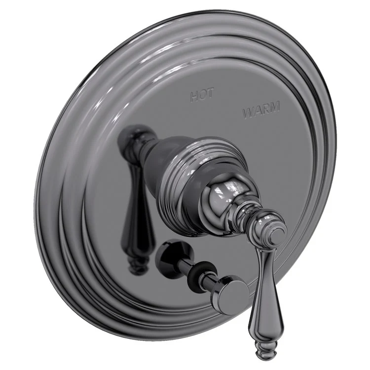 Seaport Pressure Balance Tub/Shower Valve Trim Only with Lever Handle - French Gold PVD - Frankwebs