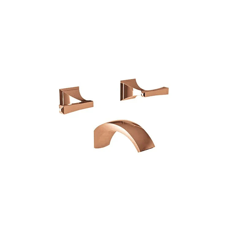 Tub Filler Trim Joffrey Wall Mount 2 Lever Midnight Chrome ADA - Frankwebs