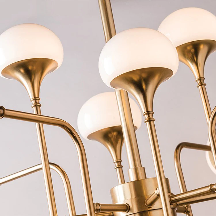 Fleming Eight-Light Semi-Flush Mount Ceiling Fixture - Frankwebs