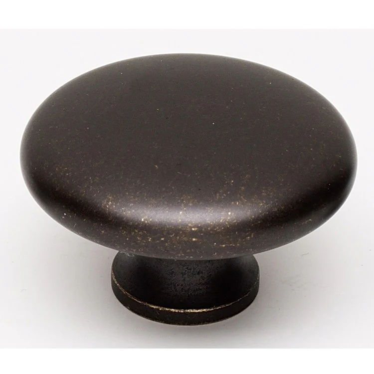 Knob I Collection Round Polished Brass Brass 1-3/4 Inch 1-1/4 Inch 3/4 Inch 3/4 Inch - Frankwebs
