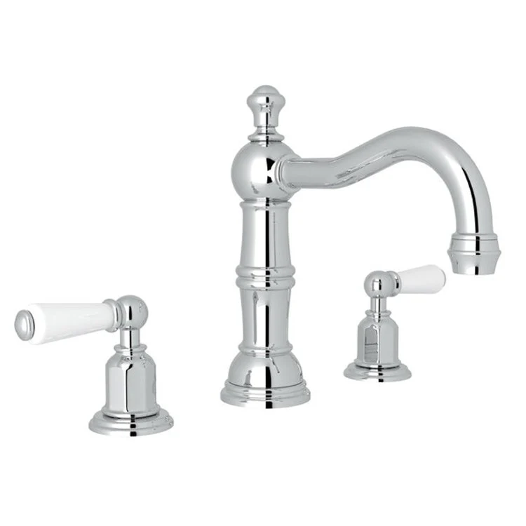 Lavatory Faucet Edwardian 6-15-3/4 Inch Spread 2 Lever English Bronze 1.2 Gallons per Minute Swivel Column Spout - Frankwebs