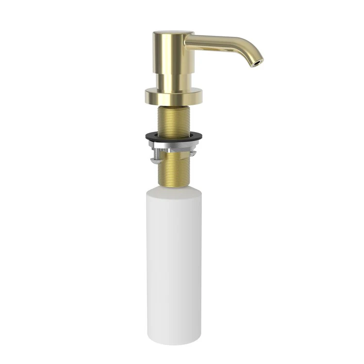 Soap Dispenser East Linear Midnight Chrome Deck Mount Brass Pump - Frankwebs