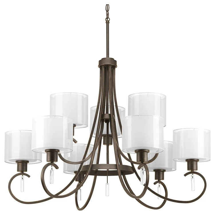 Invite Nine-Light, Two-Tier Chandelier - Frankwebs