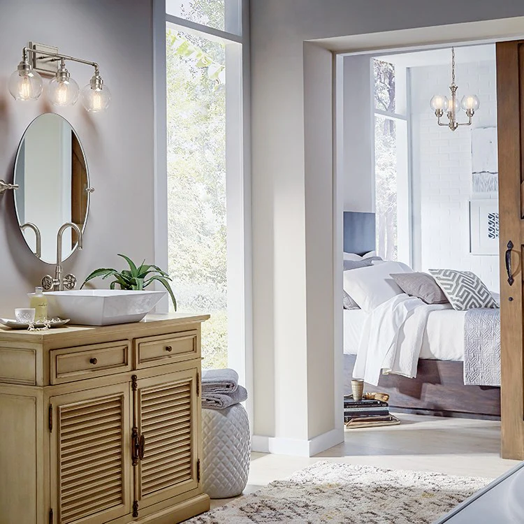 Niles Three-Light Bathroom Vanity Fixture - Frankwebs