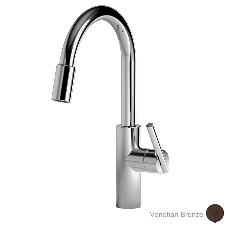 East Linear Single Handle Pull Down Kitchen Faucet - Frankwebs