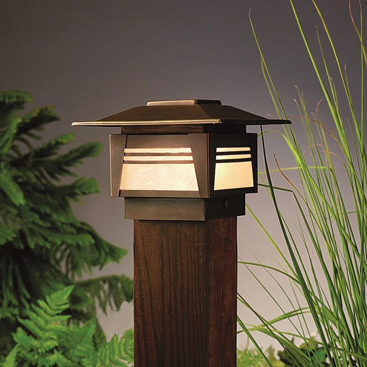 Zen Garden Single-Light 12-Volt Deck Post Lighting Fixture - Frankwebs