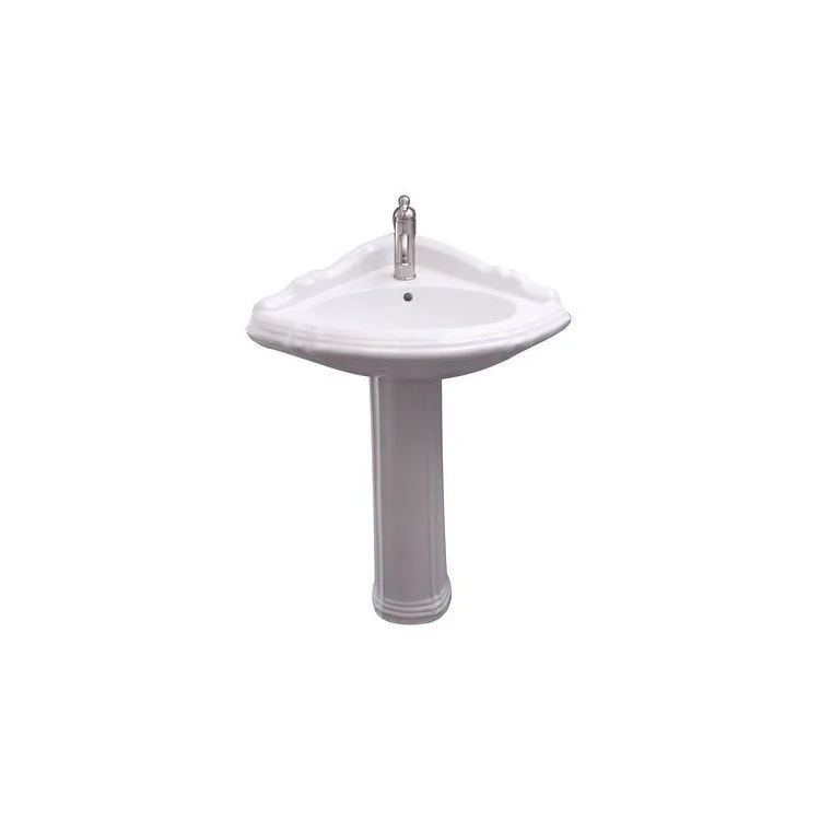 Pedestal White Ethan Vitreous China - Frankwebs
