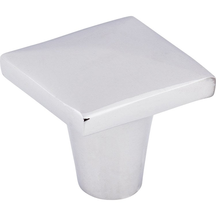 Knob Aspen II Square Polished Chrome Bronze 1-1/4 x 1-1/4 x 1-1/4 Inch 1-1/4 Inch - Frankwebs