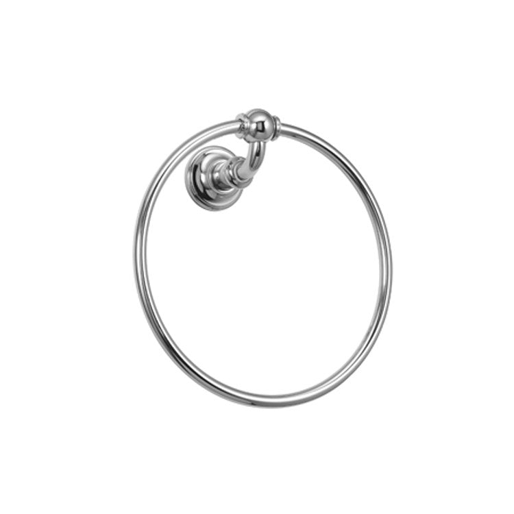 Towel Ring Ithaca 8-1/4 Inch Closed French Gold PVD Brass 3-1/4 Inch - Frankwebs