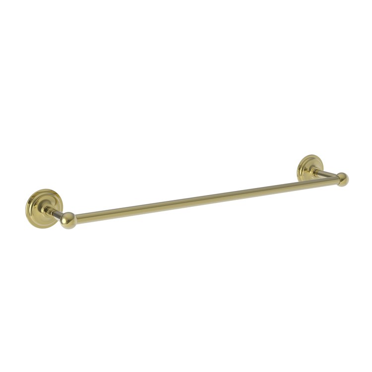 Towel Bar Miro 18 Inch Polished Brass Uncoated Living Brass 3-2/5 Inch - Frankwebs