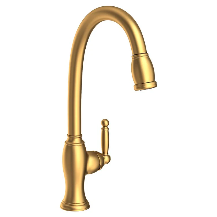 Kitchen Faucet Nadya 1 Lever ADA Matte White Pull Down Spout Height 11-3/4 Inch 1.8 Gallons per Minute - Frankwebs