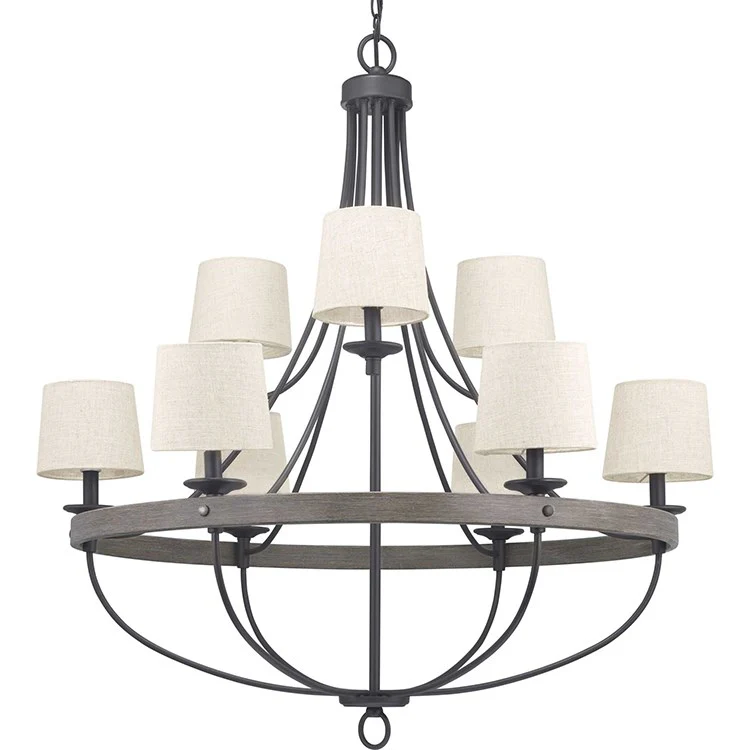 Gulliver Nine-Light Two-Tier Chandelier - Frankwebs