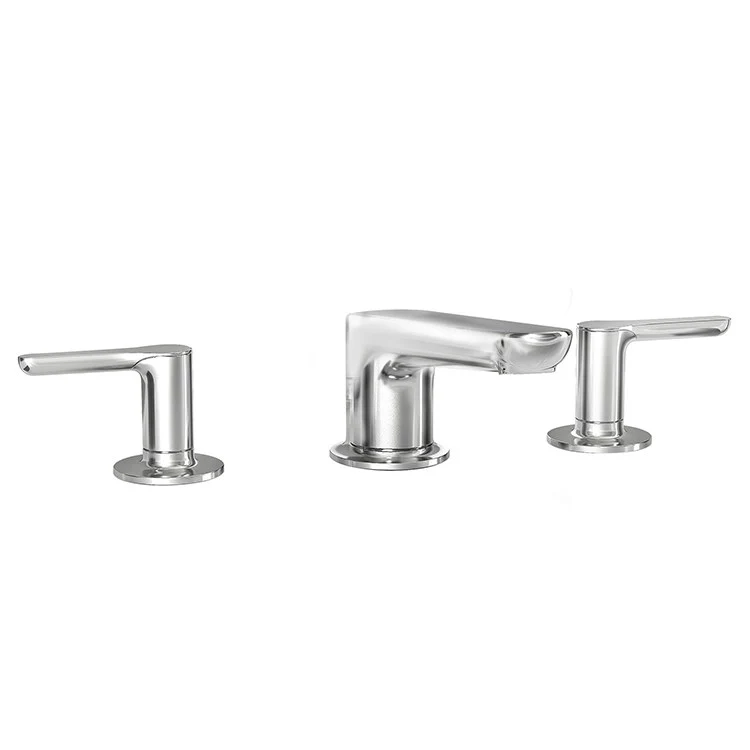 Studio S Two Handle ADA Widespread Bathroom Faucet with Pop-Up Drain and Lever Handles - Frankwebs