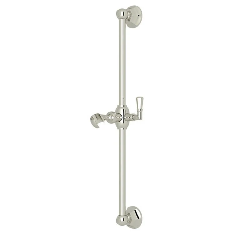 Slide Bar Palladian with Palladian Escutcheon 24 Inch Polished Chrome Brass Wall Mount - Frankwebs
