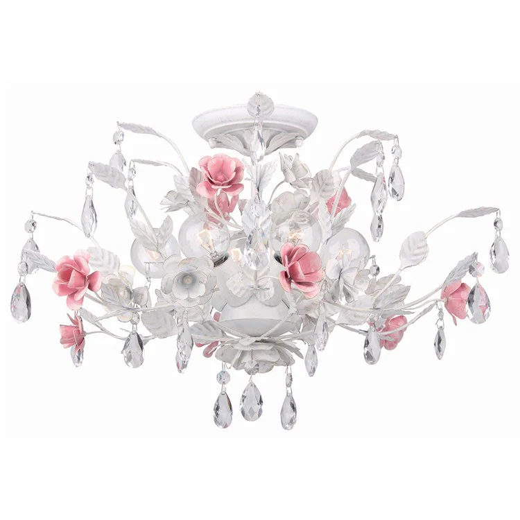 Lola Six-Light Semi-Flush Mount Ceiling Fixture - Frankwebs