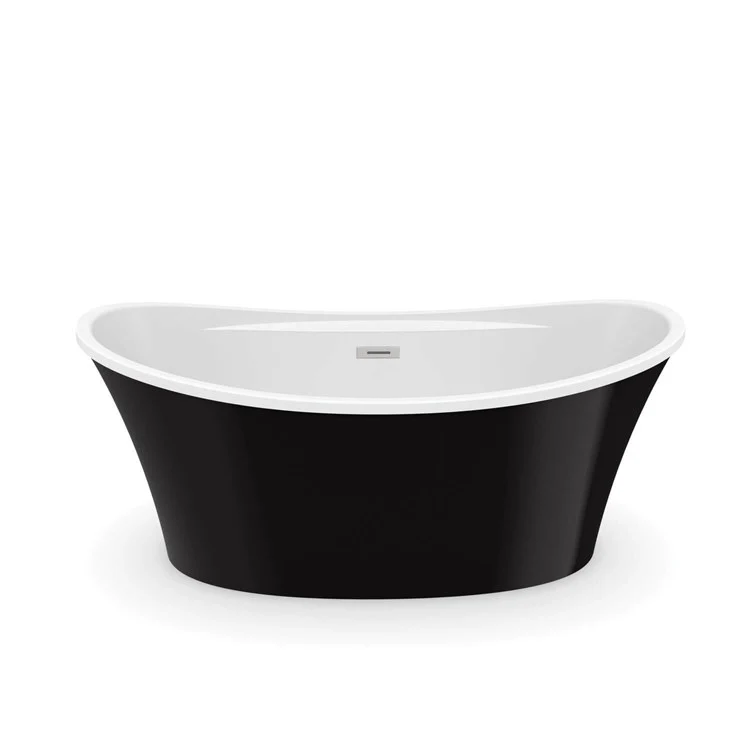Freestanding Tub Ariosa 66 x 36 Inch Center White Oval - Frankwebs