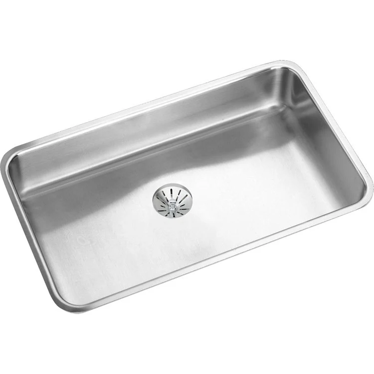 Kitchen Sink Gourmet 30.5 x 18.5 Inch Single Bowl with Perfect Drain Lustertone Undermount Stainless Steel 9 Inch - Frankwebs