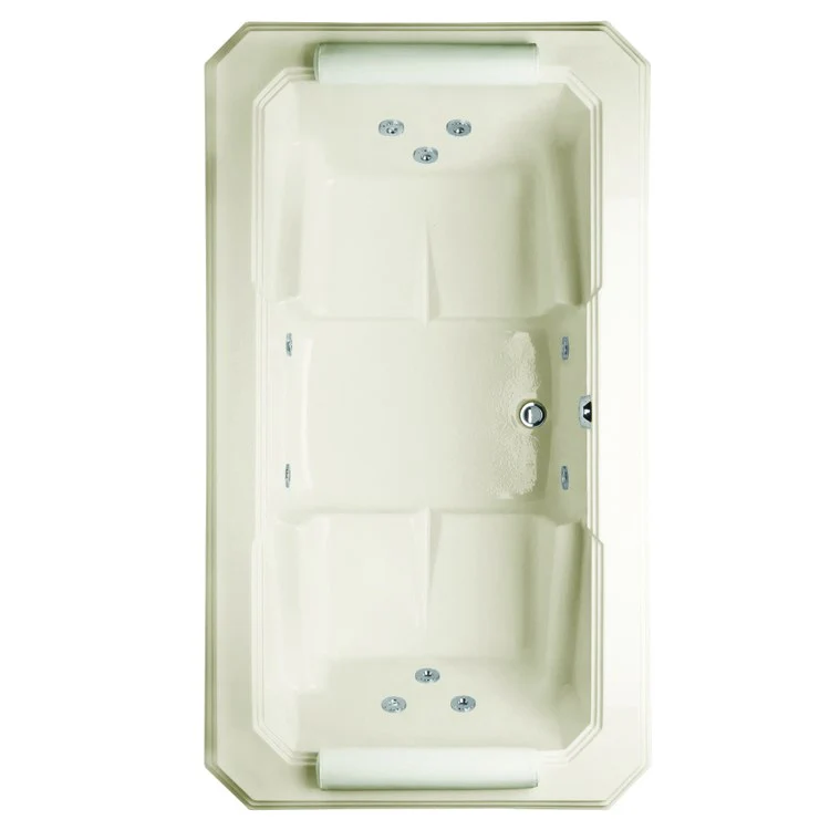 Whirlpool Tub Designer Collection Mystique 78 x 44 x 22 Inch Drop-In Bone Rectangle - Frankwebs