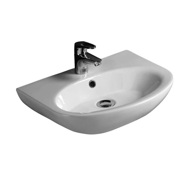 Lavatory Sink Infinity 500 Wall Hung 19-3/4 Inch White - Frankwebs