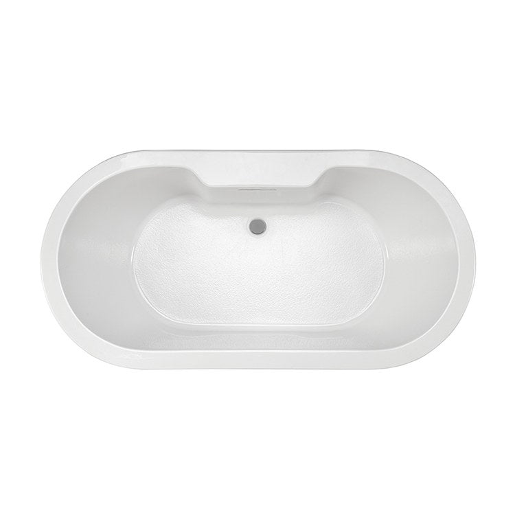 Air Tub New Yorker 10 72 x 36 Inch Freestanding Faucet Deck Air Massage Elite Center Biscuit Oval Acrylic CXL 83 Gallons 23-1/4 Inch - Frankwebs