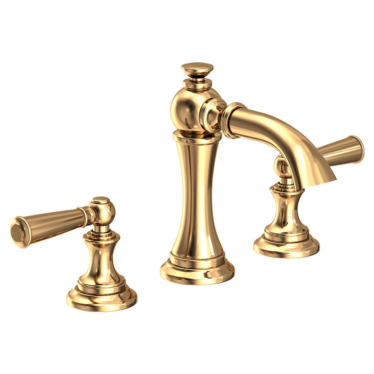 Lavatory Faucet Sutton Widespread 8 to 20 Inch Spread 2 Lever ADA White 1.2 Gallons per Minute Brass Spout Height 4-1/8 Inch - Frankwebs