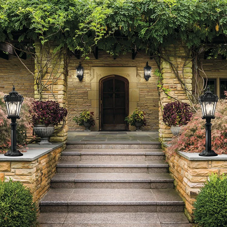 Tournai Four-Light Outdoor Post Lantern - Frankwebs