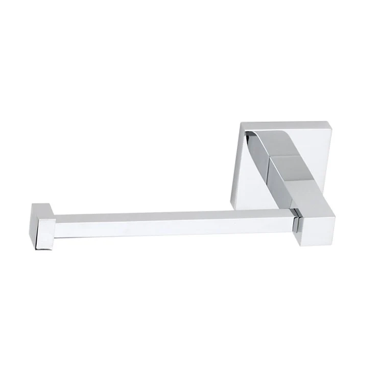 Toilet Paper Holder Contemporary ll Bath Universal Satin Nickel Brass 6-7/8 Inch Wall Mount - Frankwebs