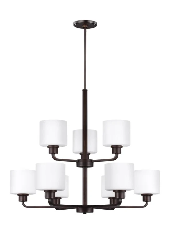 Canfield Nine-Light Two-Tier Chandelier - Frankwebs