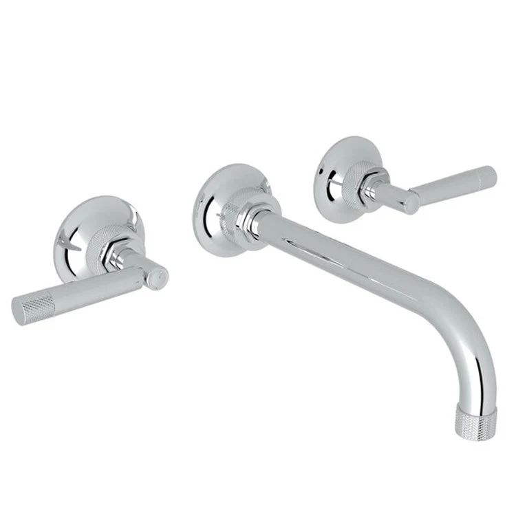 Tub Filler Graceline Wall Mount 8 Inch Spread 2 Lever Satin Nickel - Frankwebs