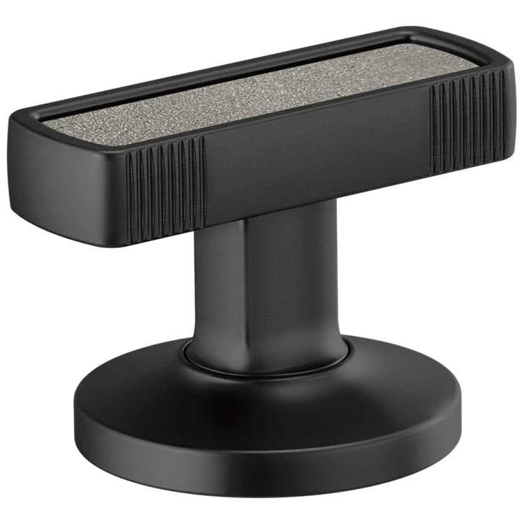 Handle Kit Kintsu 2 Knob Polished Chrome/Concrete Inlay ADA for Widespread Lavatory Faucet - Frankwebs