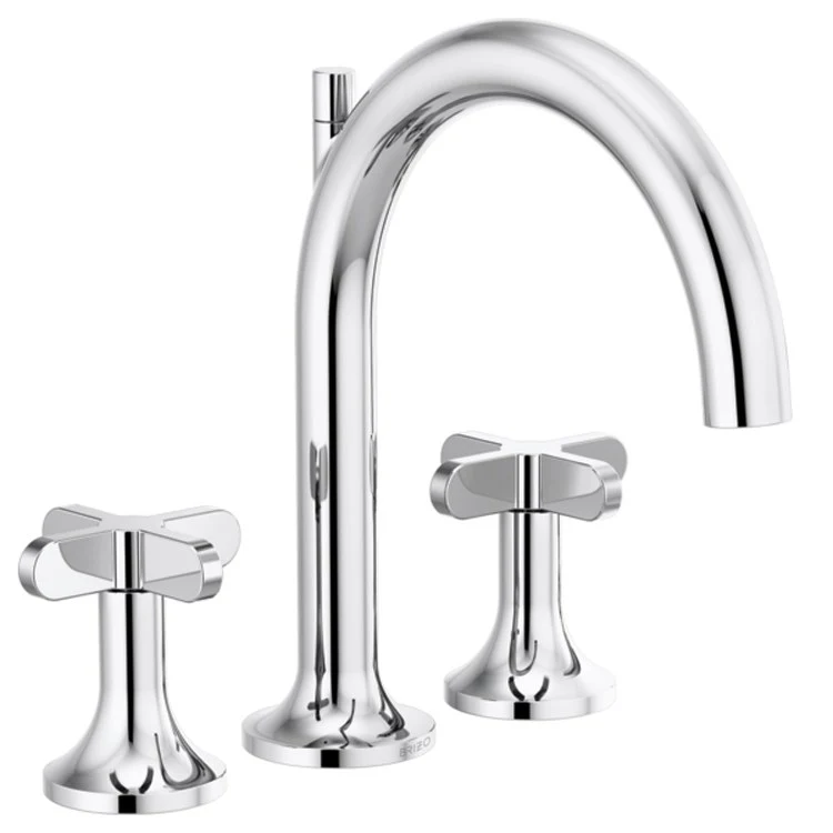 Roman Tub Filler Odin 9-16 Inch Spread 2 Less Handle ADA Chrome - Frankwebs