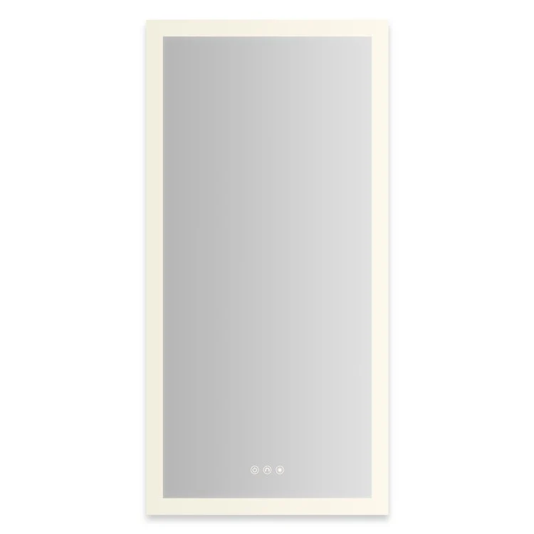 Medicine Cabinet AIO 20 x 40 Inch with Perimeter Lighting 1 Doors Triple Mirror Left Hinge - Frankwebs